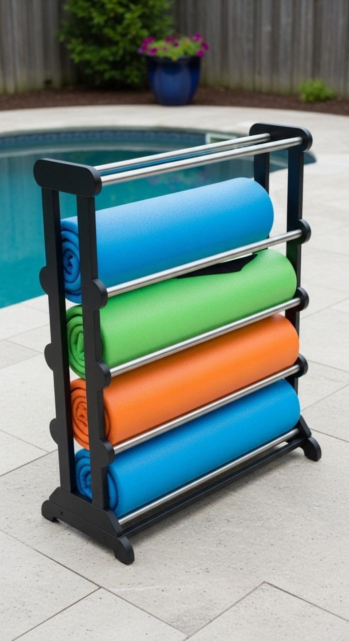 Resin Pool Float Rack Pool Float Storage Ideas 20 Ideas You Can DIY