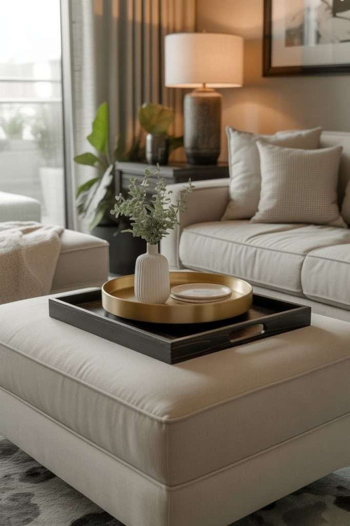 Layered Ottoman trays