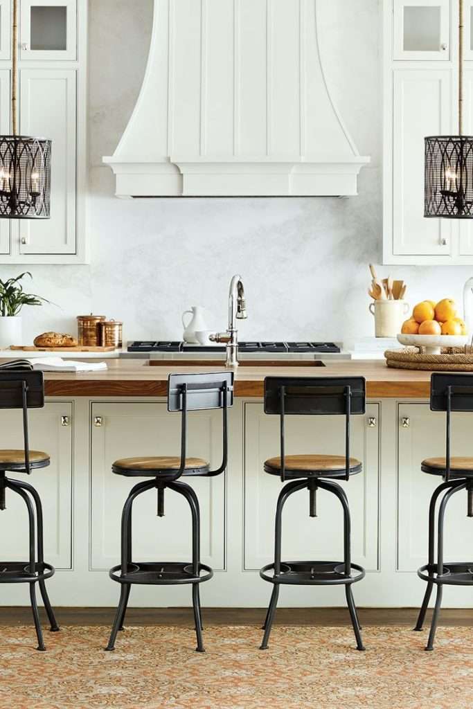 metal kitchen island bar stools