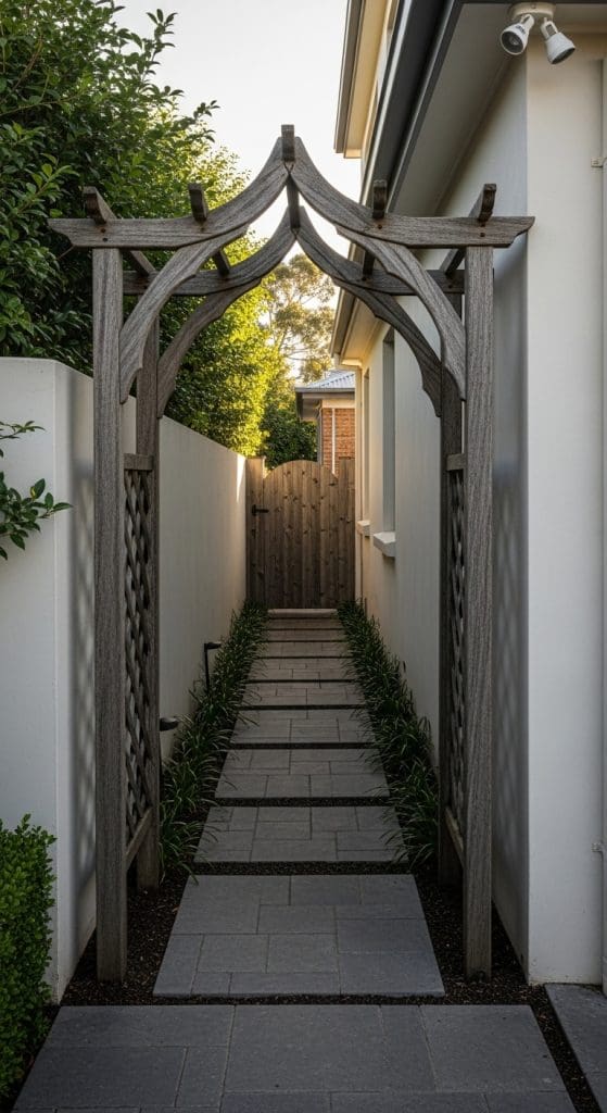 arbor gate side pathway