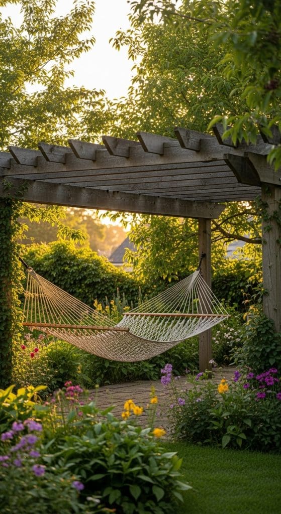 pergola hammock