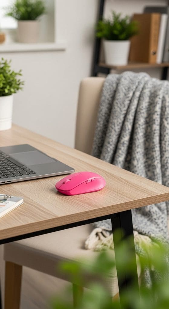 pink wireless mouse