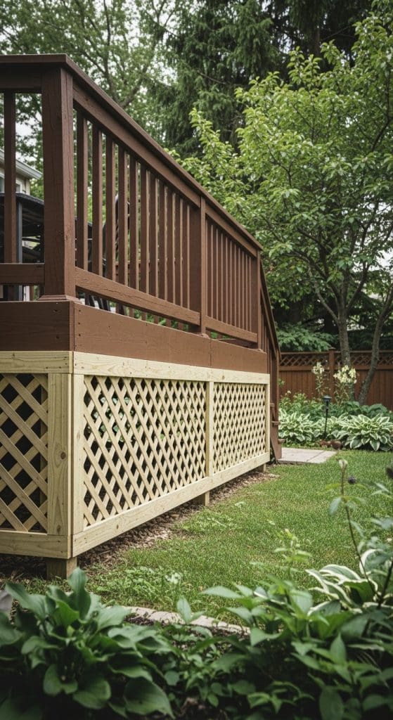 lattice Deck Skirting Ideas