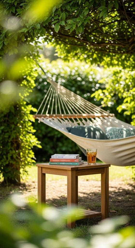 Hammock Ideas Backyard reading nook