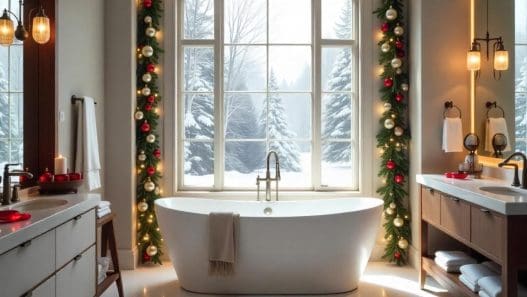 Christmas bathroom ideas