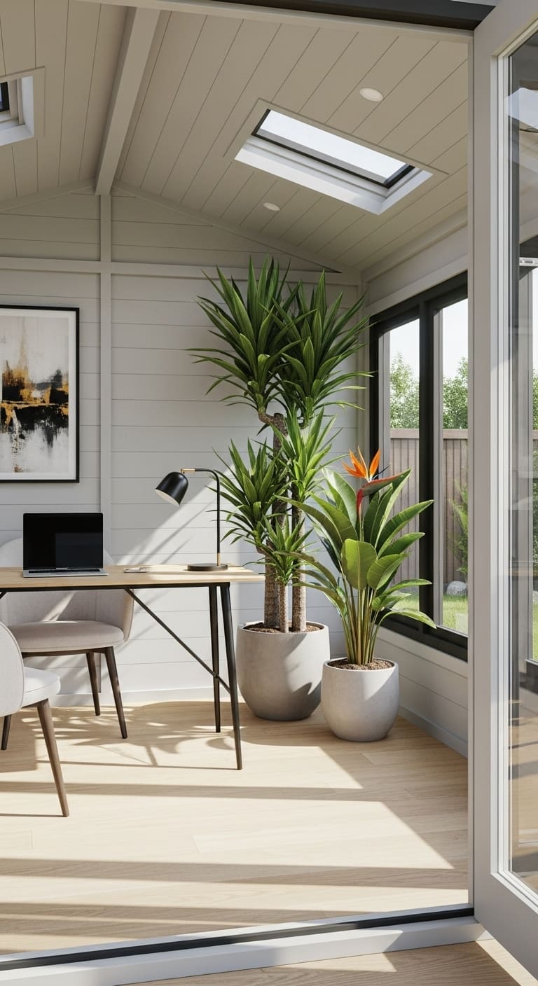 20 Ideas For Garden Office Interior