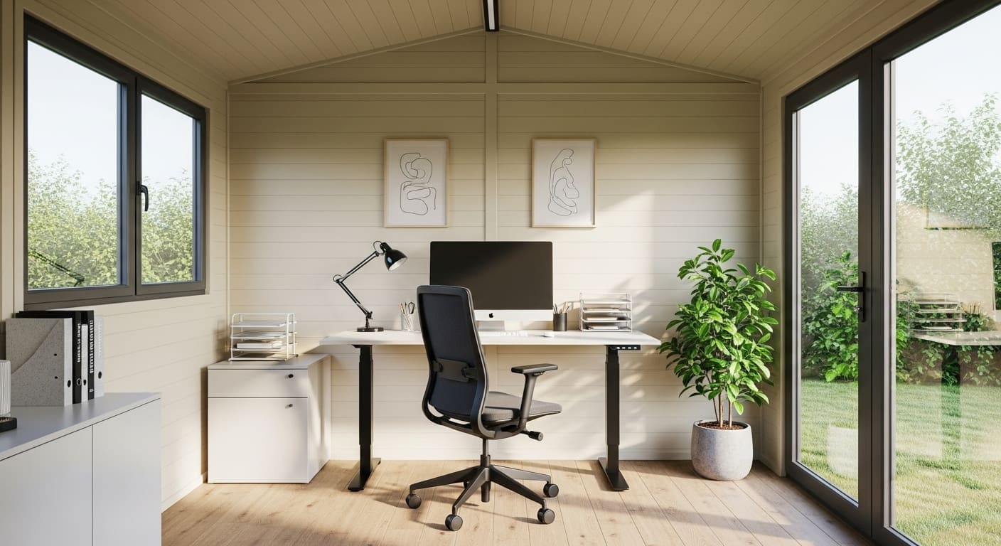 20 Ideas For Garden Office Interior