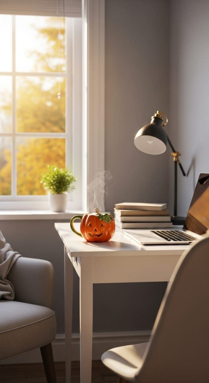 20 Fall Desk Decor Ideas For A Cozy Home Office Desk