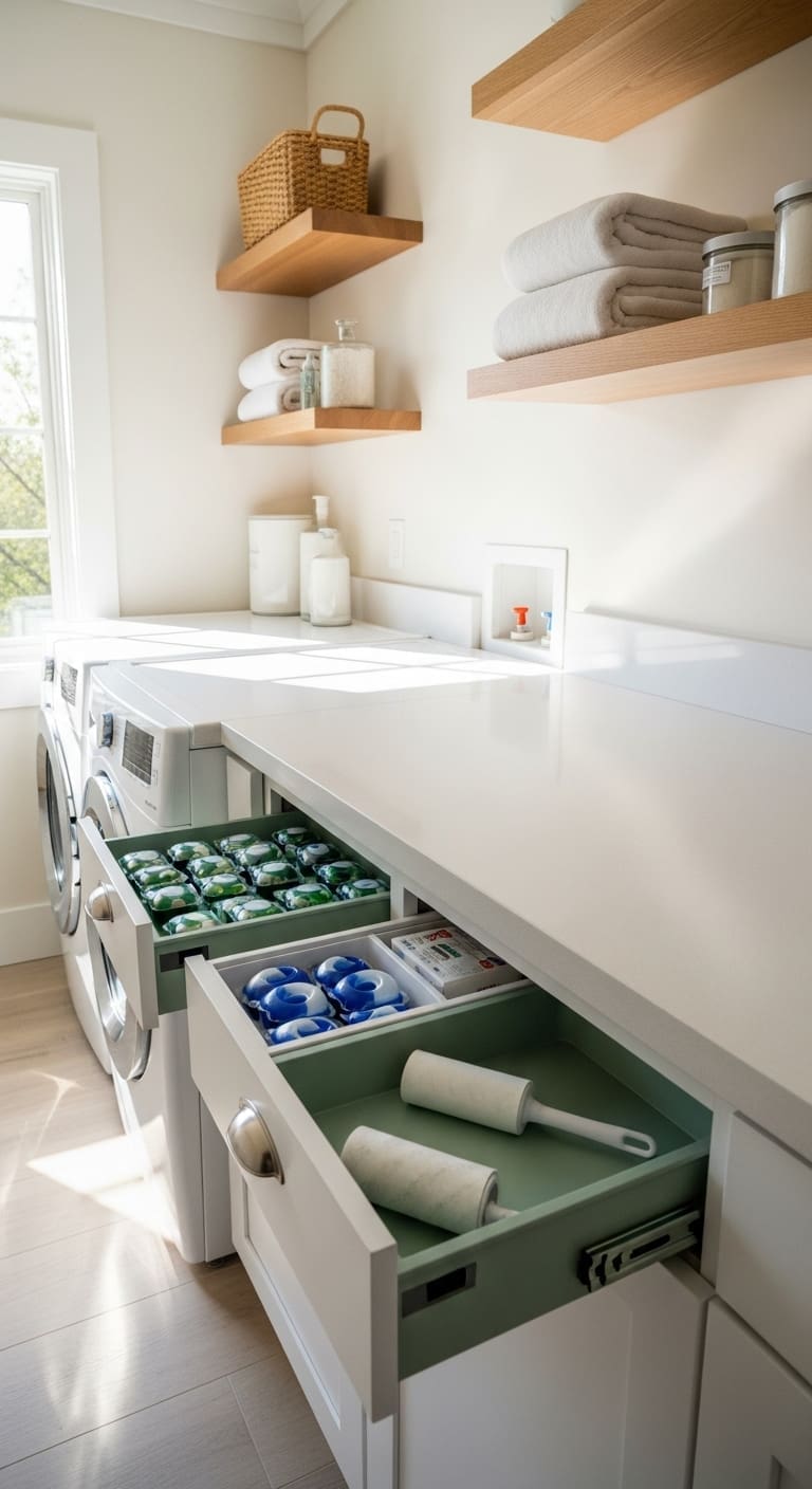 26 Laundry Room Countertop Organization Ideas
