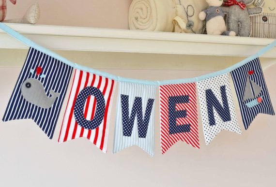 nautical theme banner