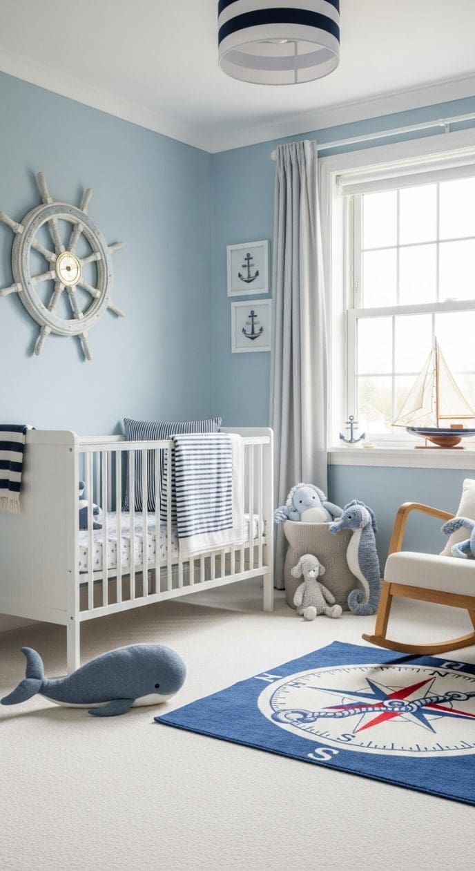 20 Cute Nautical Nursery Ideas