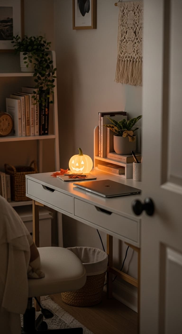 20 Fall Desk Decor Ideas For A Cozy Home Office Desk