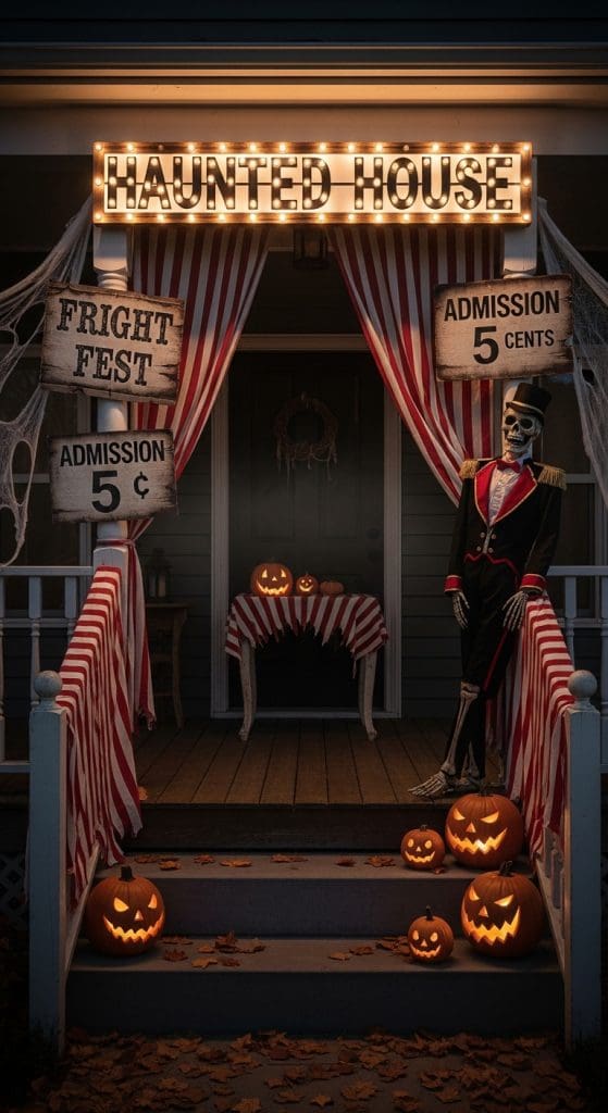 carnival Halloween Archway DIY ideas