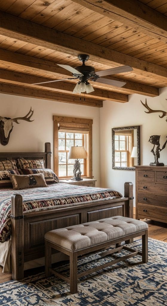 rustic ceiling fan