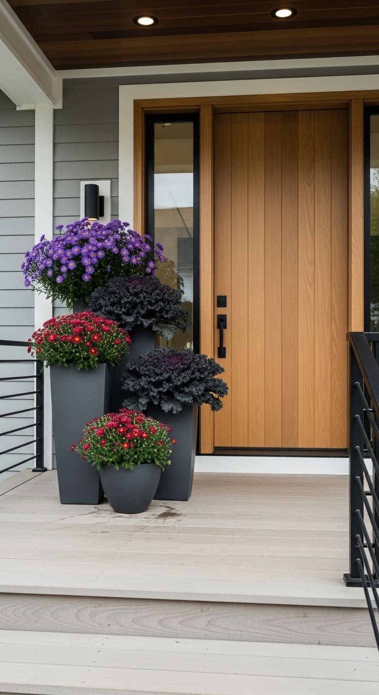 30 Cozy Fall Planter Ideas That Look Great On Your Front Porch