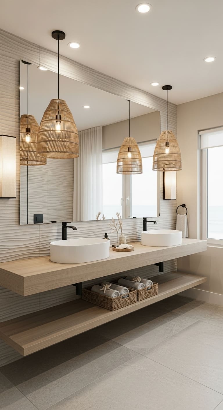 20 Modern Coastal Bathroom Ideas For A Timeless Coastal Feel
