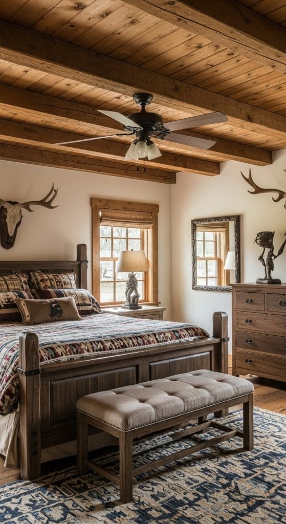 rustic ceiling fan