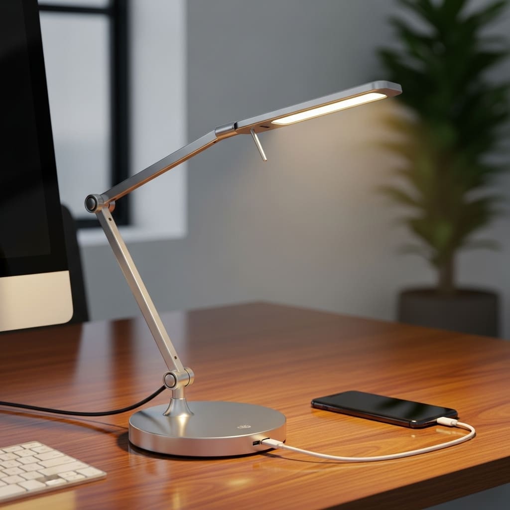 small desk lamp with usb port