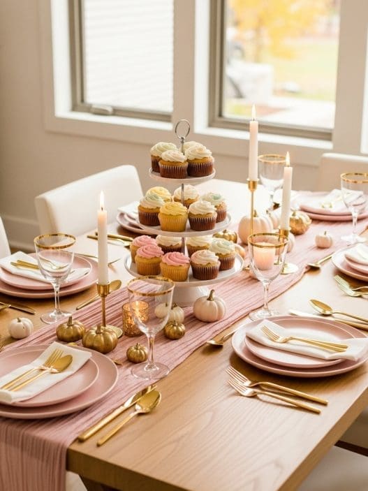 Friendsgiving Tablescape Ideas that will make your table look elegant and beautiful for Friendsgiving dinner with friends!