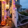 front door halloween decor