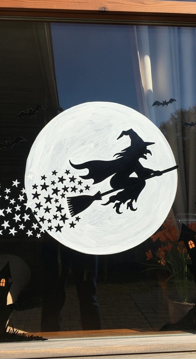 12 Easy DIY Halloween Window Painting Ideas - Oh Curiosity