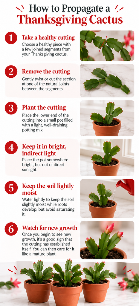 How to Propagate a Thanksgiving Cactus