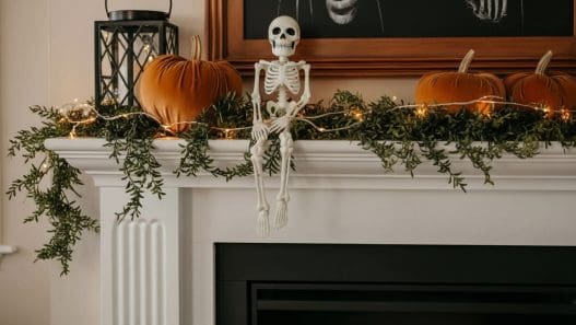Modern Halloween Fireplace Decor Ideas For The Mantle