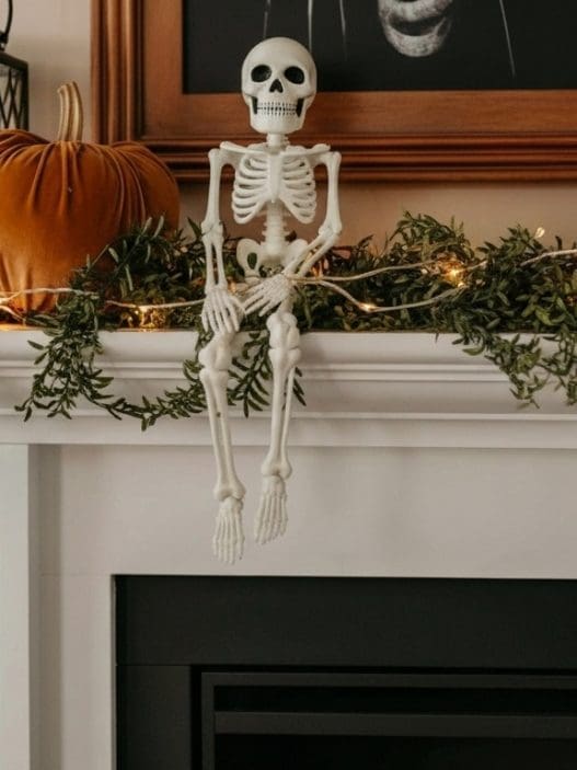 Modern Halloween Fireplace Decor Ideas For The Mantle