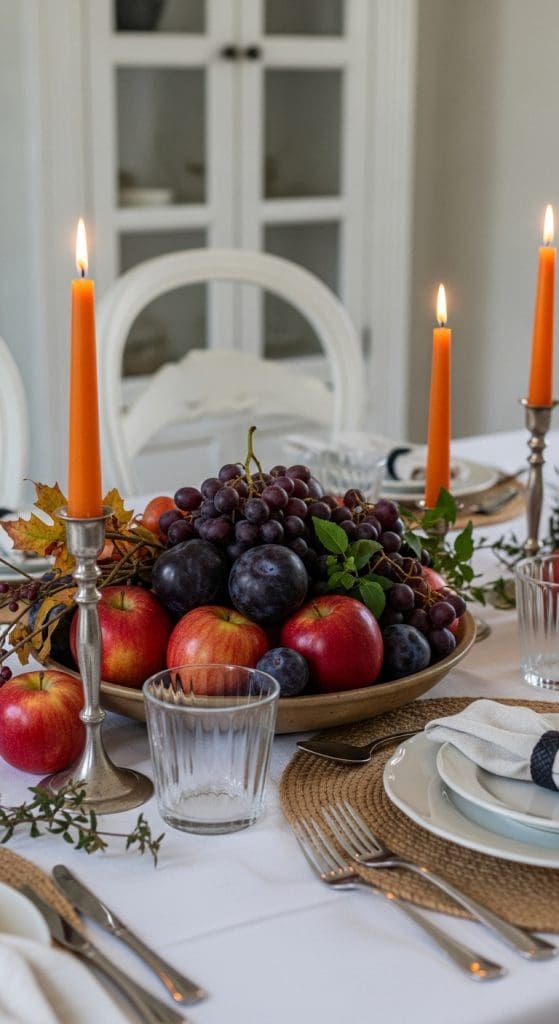 last minute halloween idea using a fruit bowl