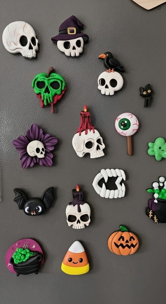 Halloween fridge magnets