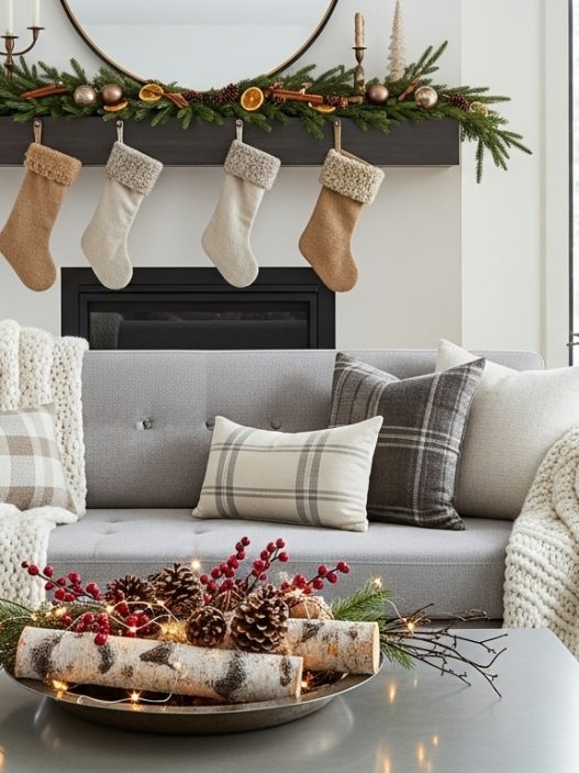 If you have dreamed of having rustic Christmas home decor for a cozy xmas with a countryside charm this post is for you! We explore 20 ideas!