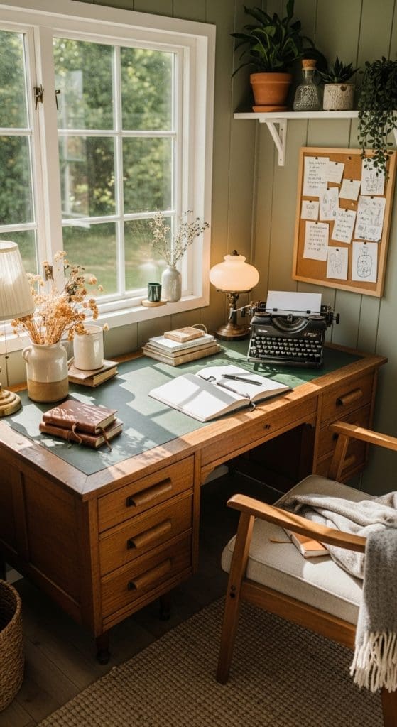 she shed writing shed with desk and chair