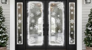christmas double door decor ideas