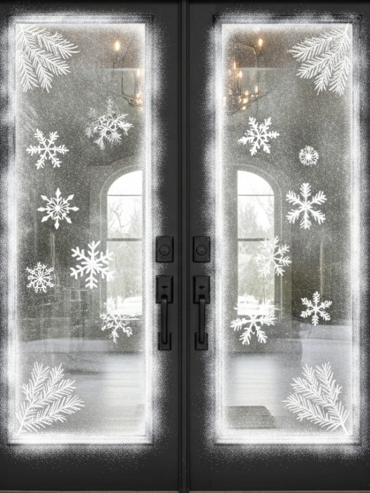 christmas double door decor ideas