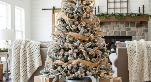 cute farmhouse Christmas decor