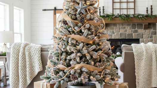 cute farmhouse Christmas decor