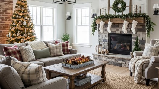 farmhouse christmas home decor ideas