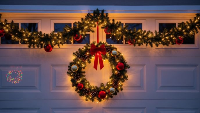 Garage Door Decorations for Christmas