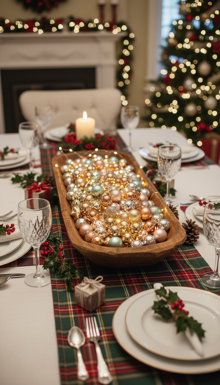 20 Easy Christmas Dough Bowl Centerpiece Ideas 20-easy-christmas-dough-bowl-centerpiece-ideas