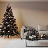 pink and black christmas tree ideas