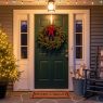 simple christmas front porch decor ideas