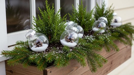 Winter Planter Box ideas