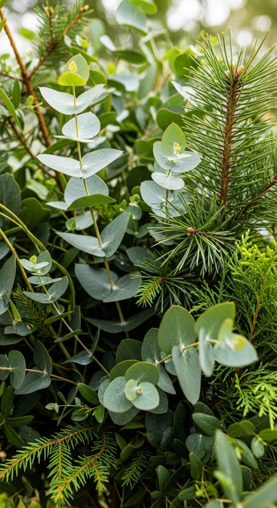 christmas wreath clippings 