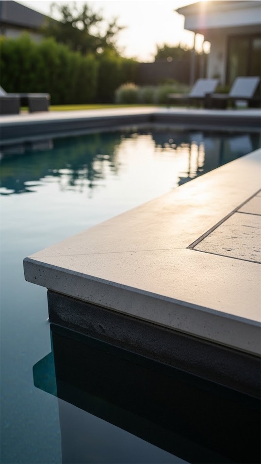 concrete pool coping 