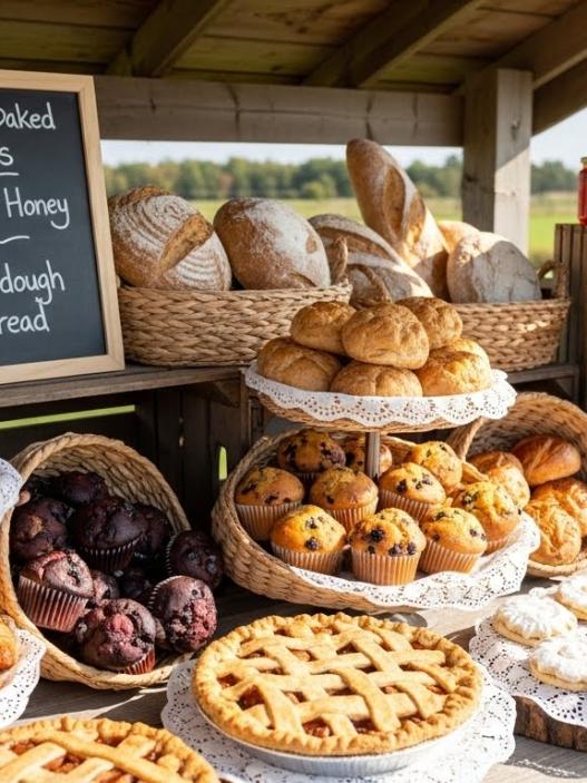 Farmers Market Bakery Display Ideas