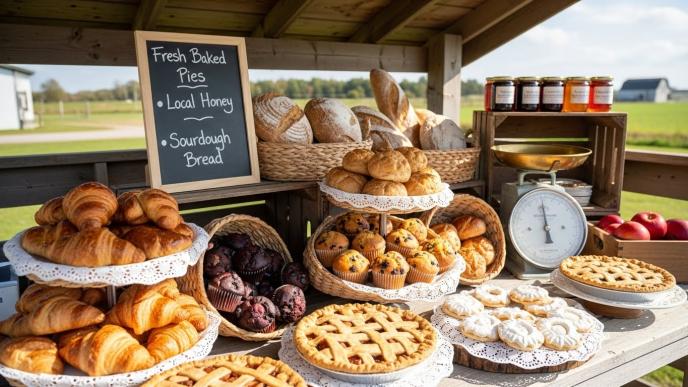 Farmers Market Bakery Display Ideas