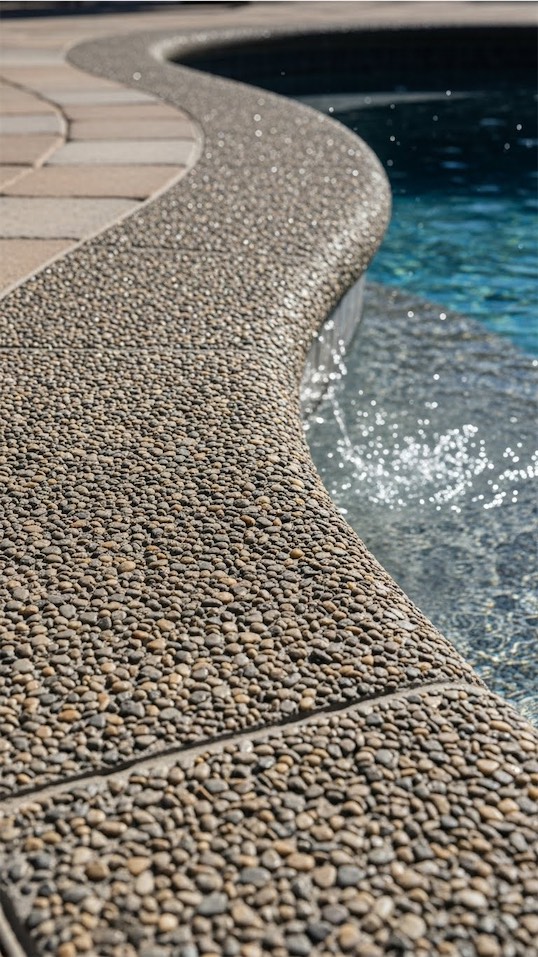 aggregated pool edge 