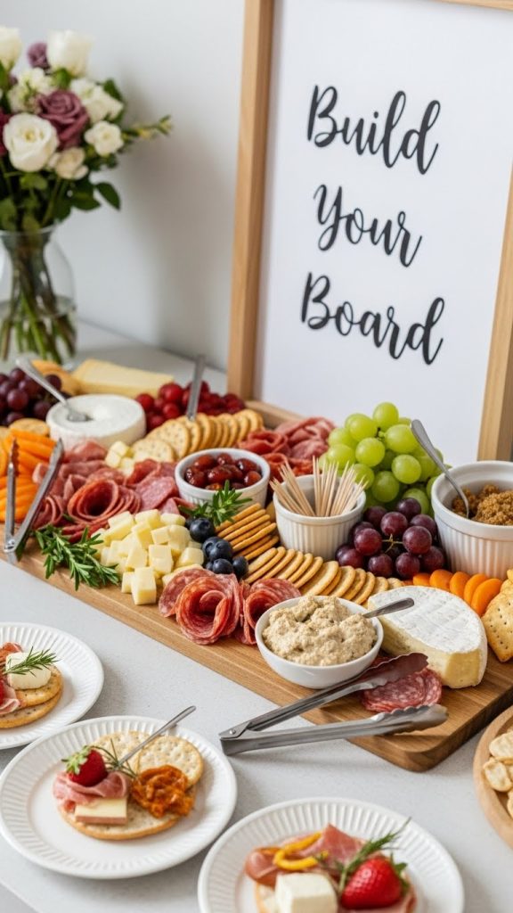 build your own board DIY style charcuterie board ideas