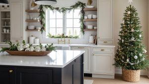 Decorate Farmhouse Kitchen For Christmas
