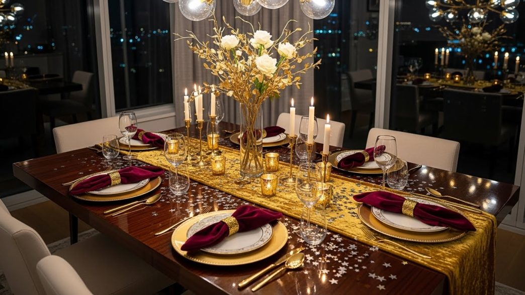 Elegant New Years Eve Table